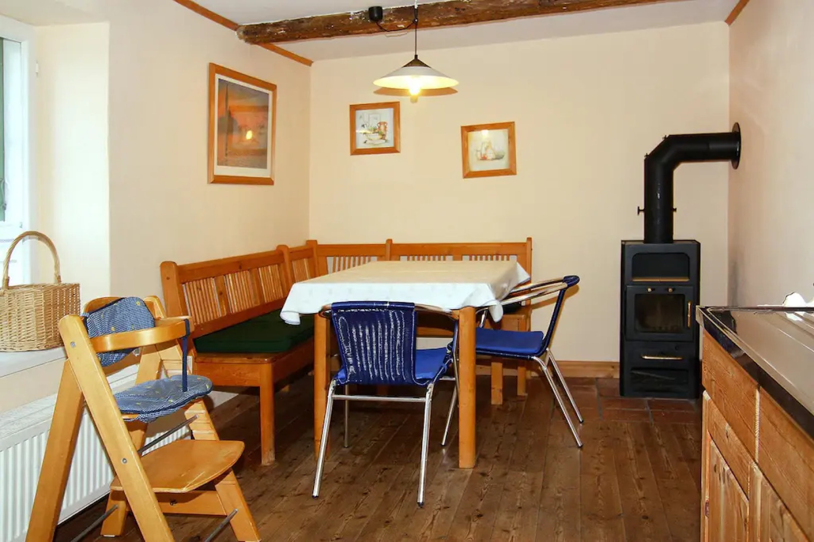 Terraced Houses in the Port Village of Vieregge on the Island of Rugen