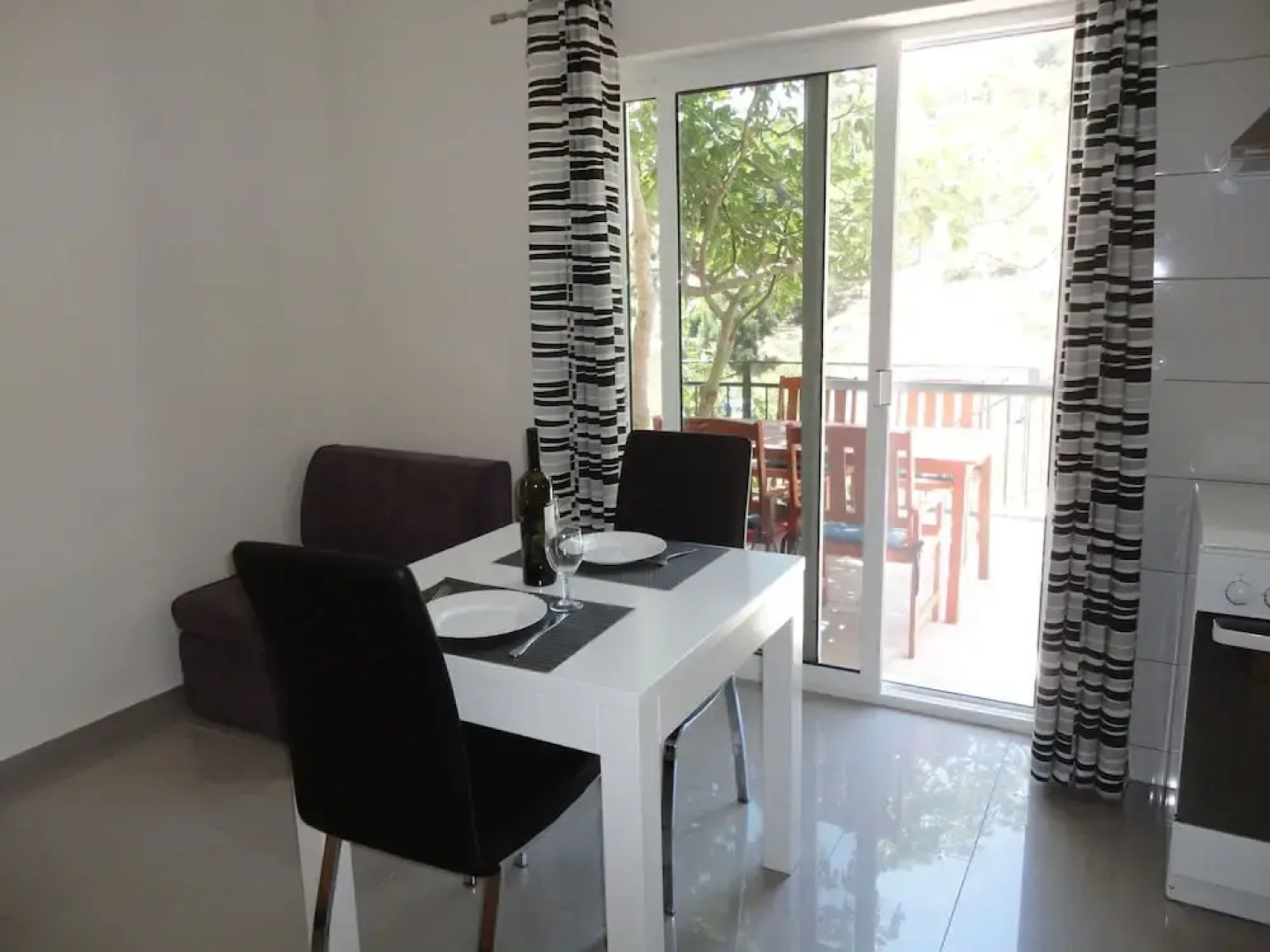 Studio Apartment With Terrace and sea View,30m Distant From the Beach!