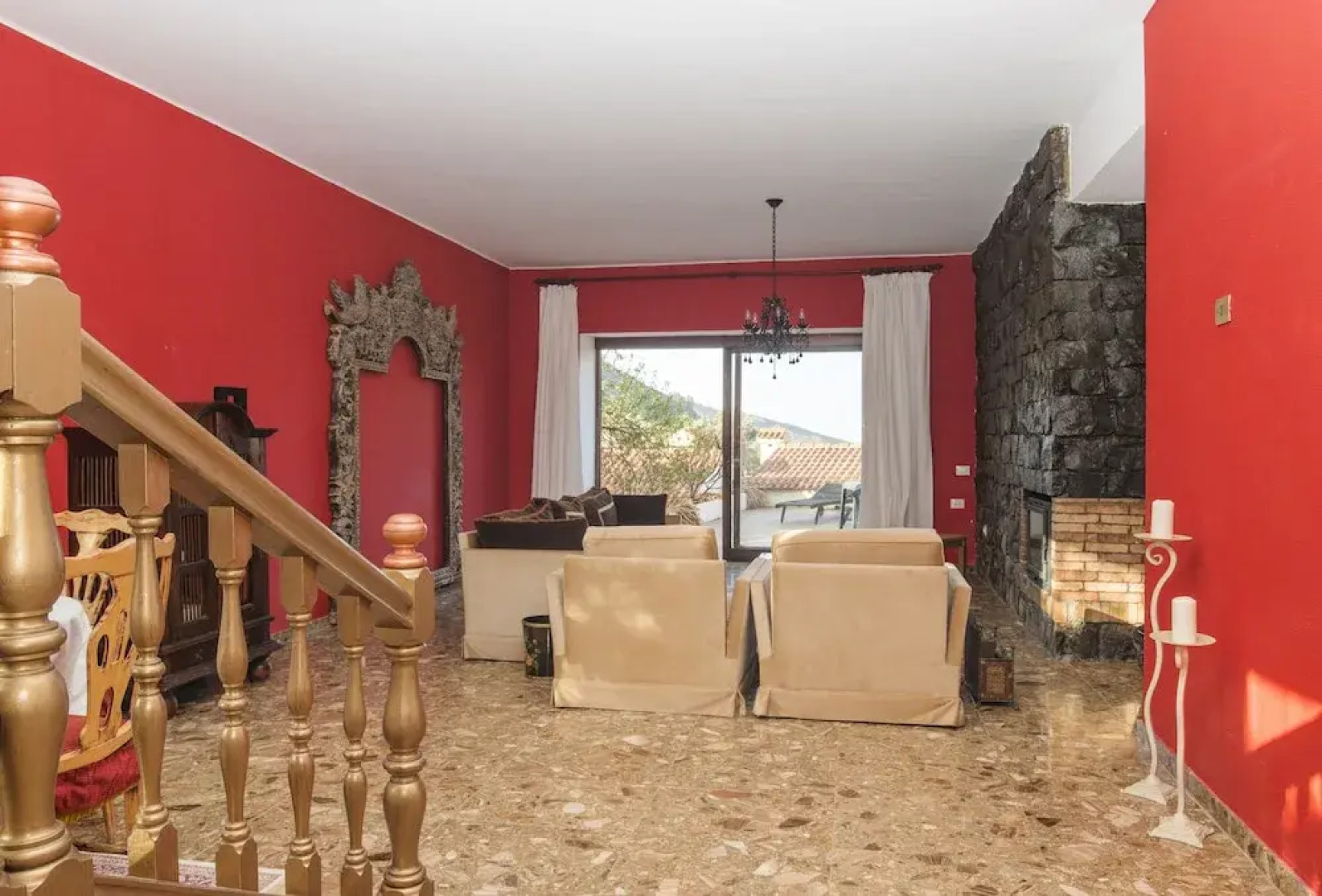 Nice countryside house terrace and views