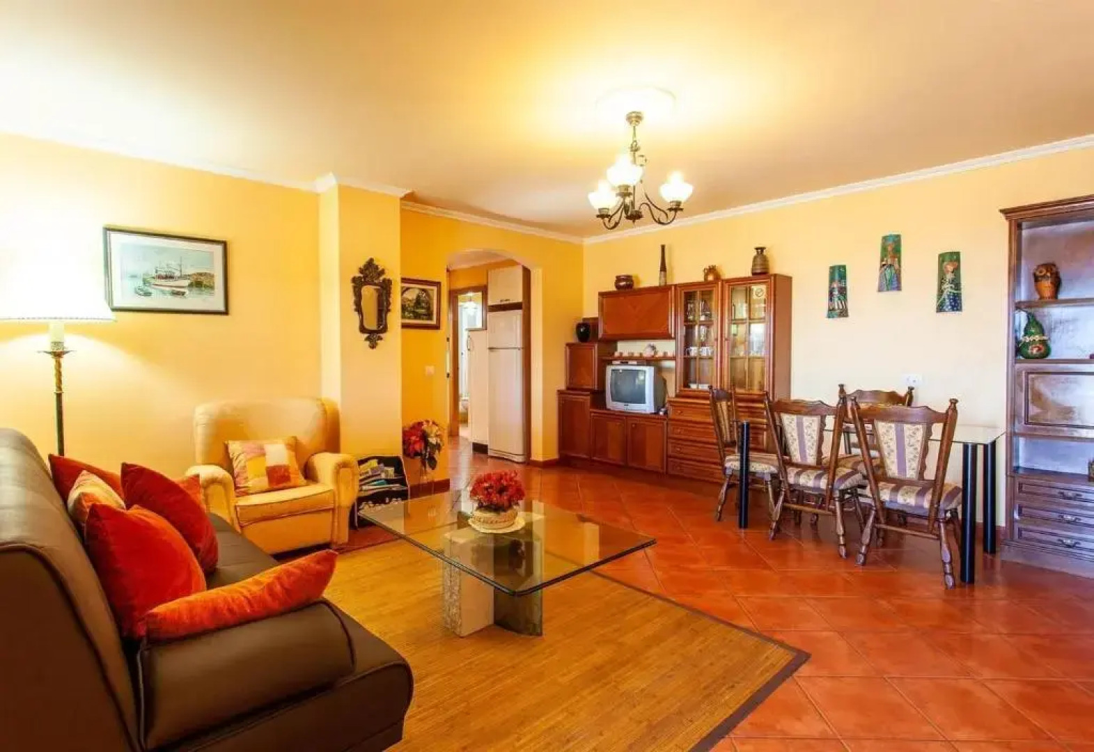 Apartamento con jardin en un chale