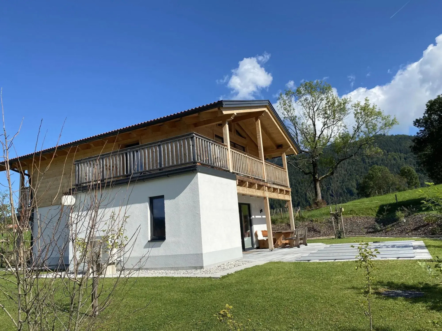 Chalet Alpenzauber mit Beheiztem Pool, Inzell