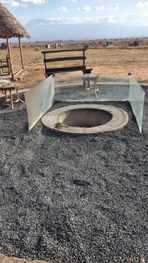 Amanya Double Pitch Tent With Mt Kilimanjaro View