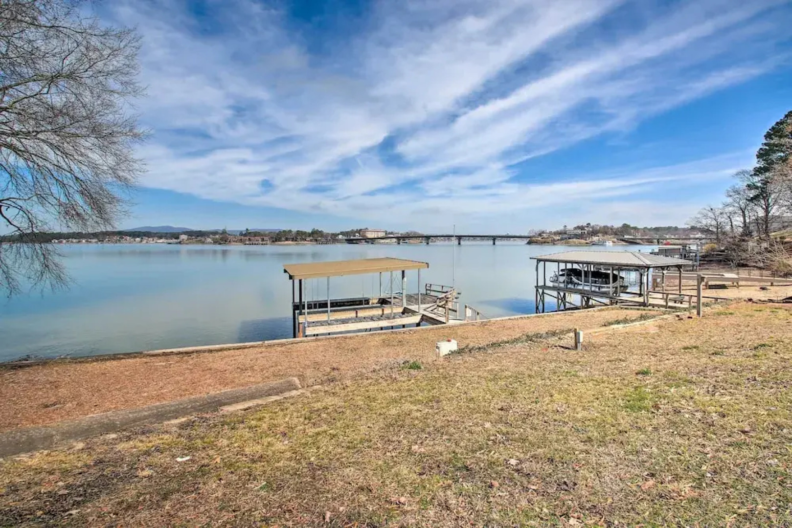 Lakefront Hot Springs Vacation Rental w/ Dock