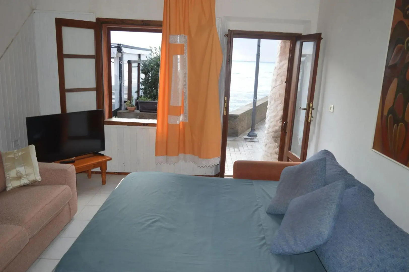 Apartment sea front at 20 meters from the river of the sea-Casa S'archittu