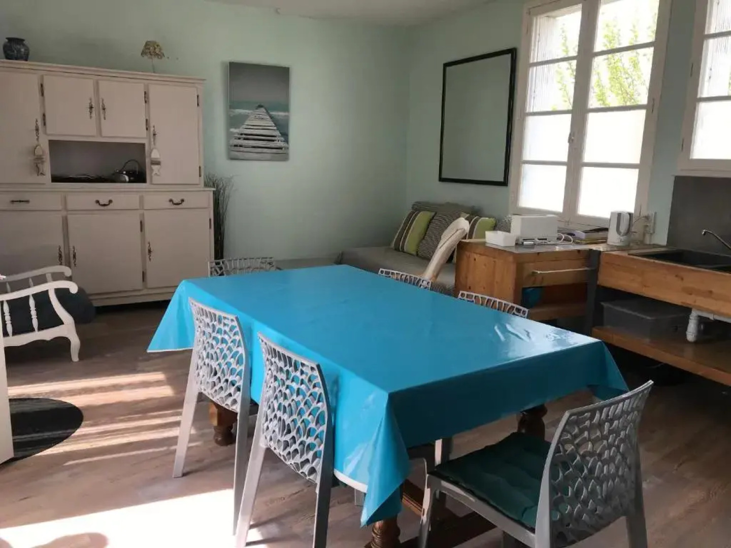 Appartement rez-de-chaussée 500 m de la plage Ste Anne