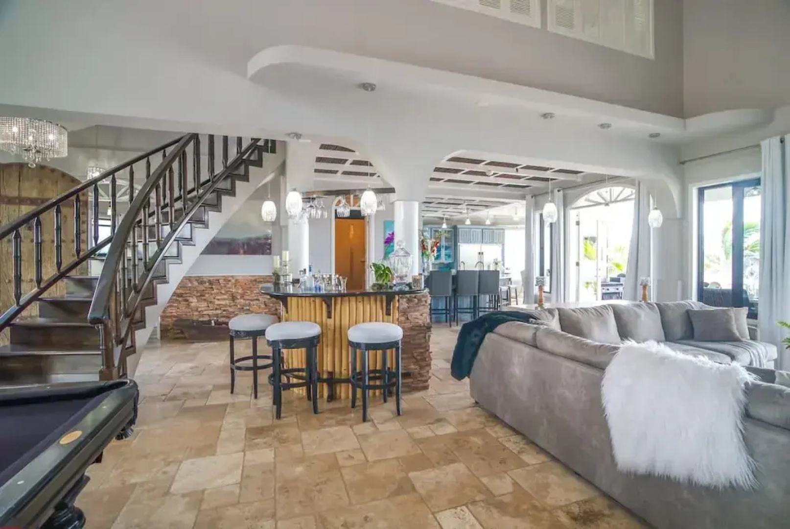 Luxury Oceanfront Villa w 2 Pools Beach Pier