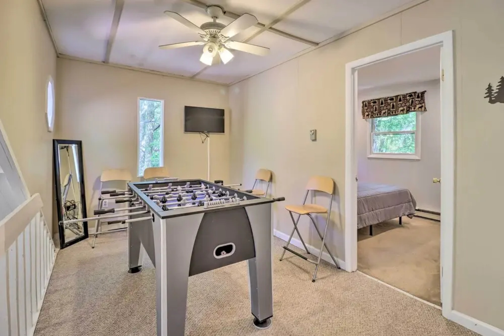 Walk to Lake Harmony: Cabin w/ Fire Pit & Decks!