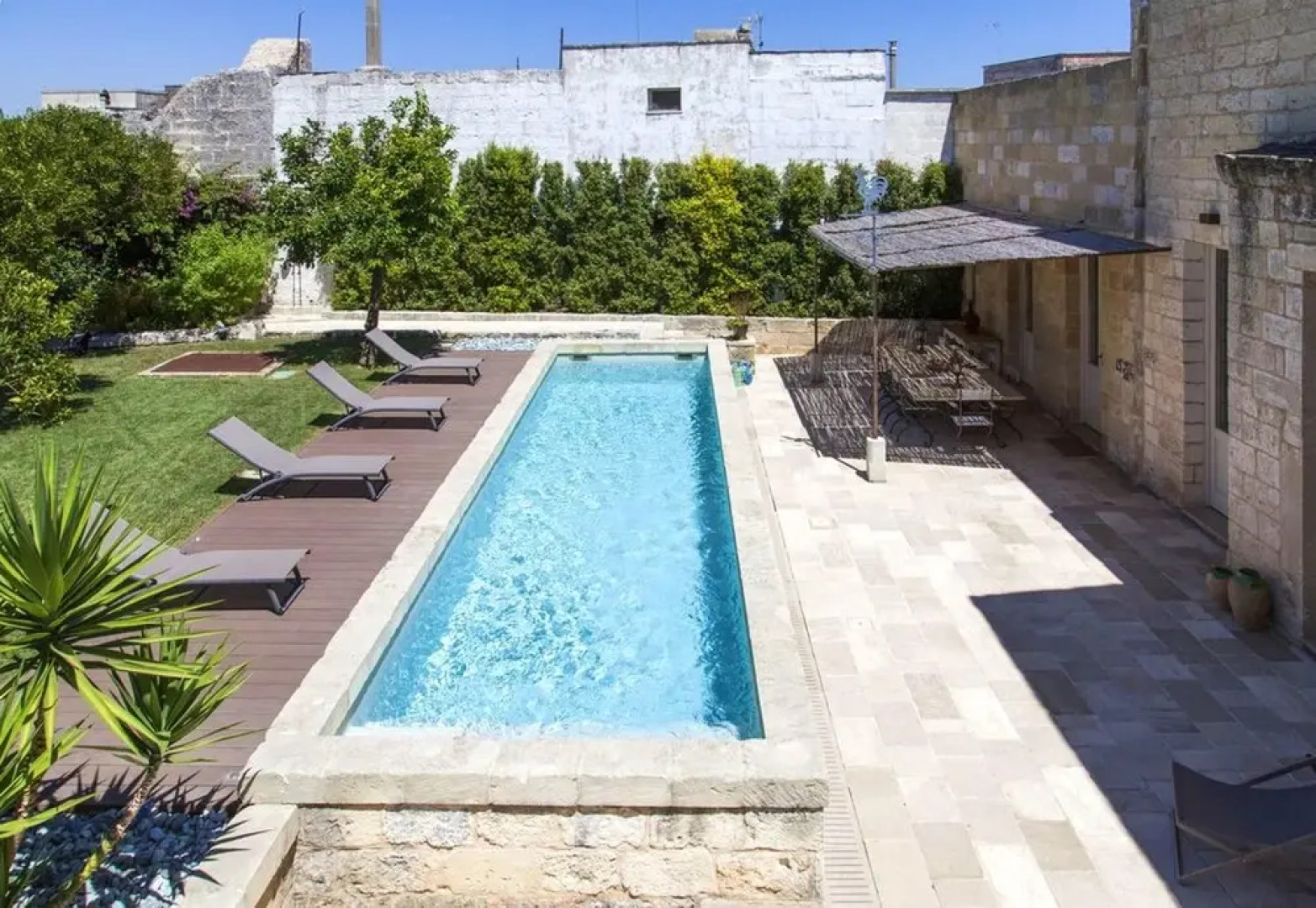 Villa With 6 Bedrooms in Giuggianello, With Private Pool, Furnished Terrace and Wifi - 10 km From the Beach