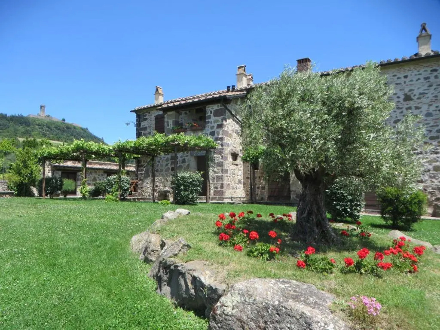 Appartamento Melograno in casale con piscina - Val d'Orcia