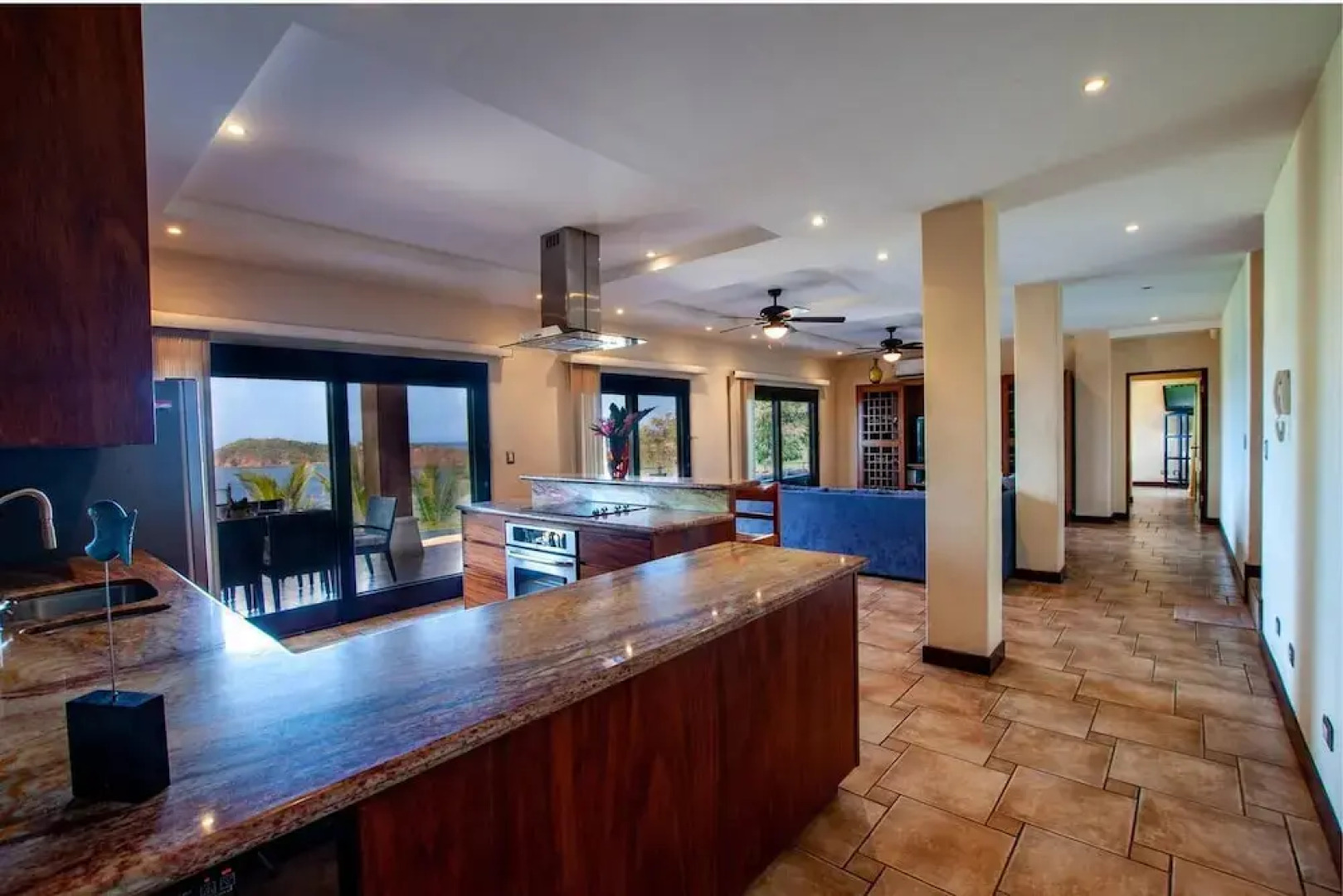 3-bedroom villa with pool - party deck and sweeping ocean views