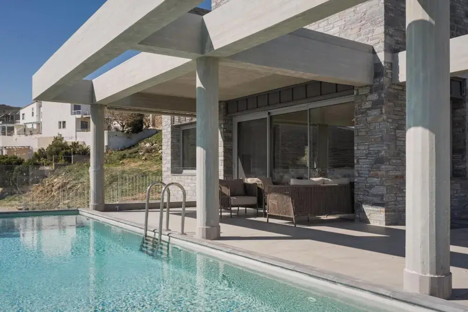 Luxurious Seafront Villa Karystos