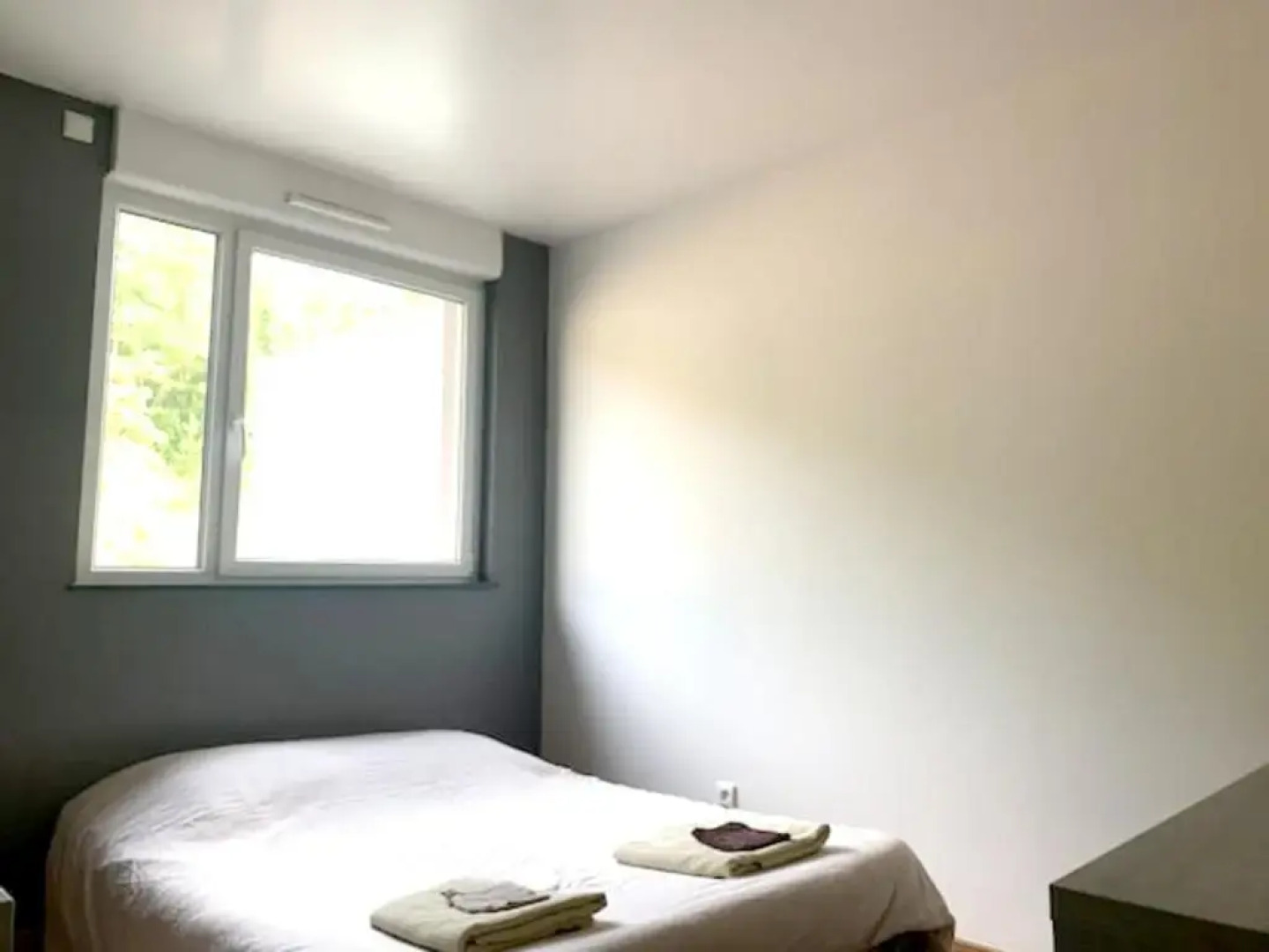 Appartement de 2 chambres avec balcon et wifi a Apach