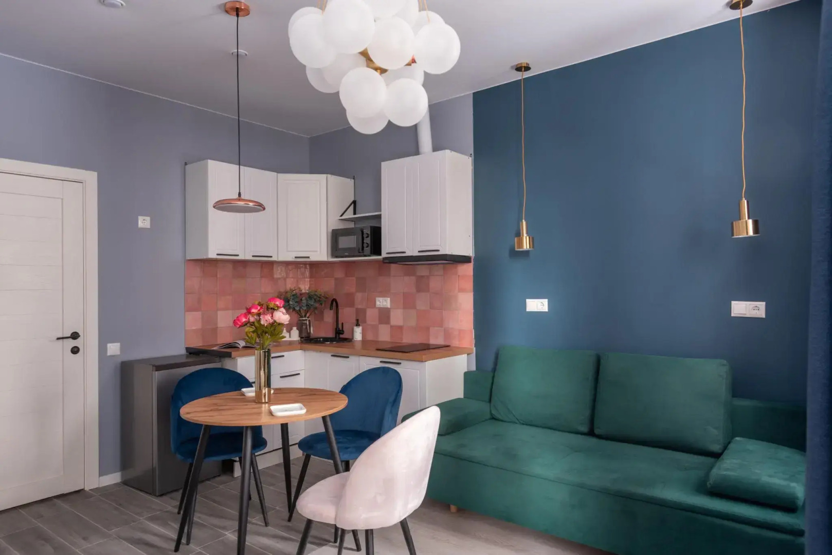 На квартире на микрорайоне Клубничное поле