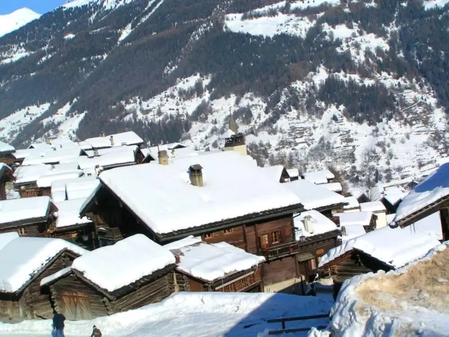 Apartment With one Bedroom in Grimentz, With Wonderful Mountain View,