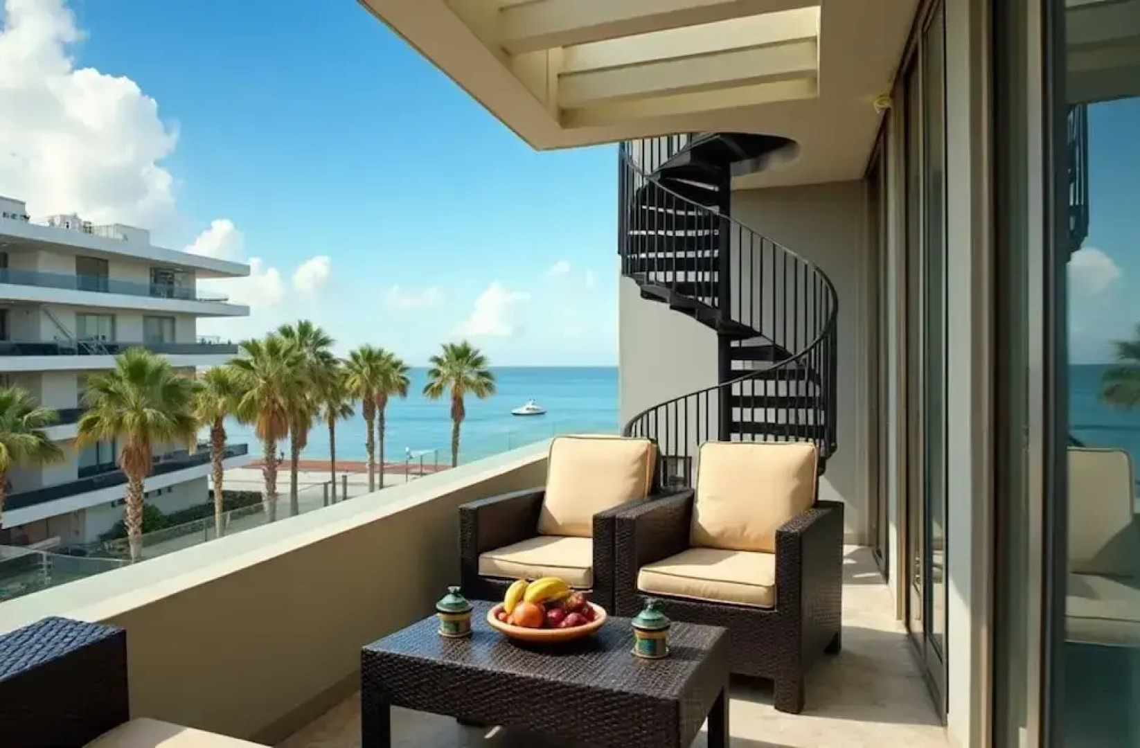 Eivissa Beachfront Gem - Modern 2BR Apartment