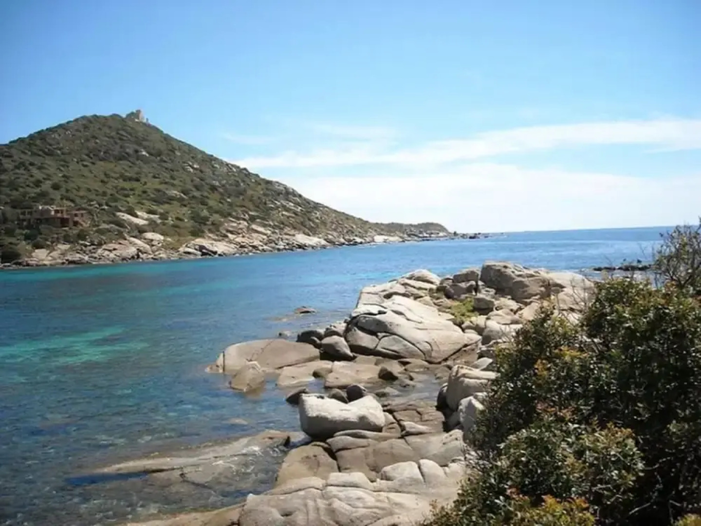 Villa With 3 Bedrooms in Città Metropolitana di Cagliari, With Wonderful sea View, Shared Pool, Furnished Terrace Near the Beach