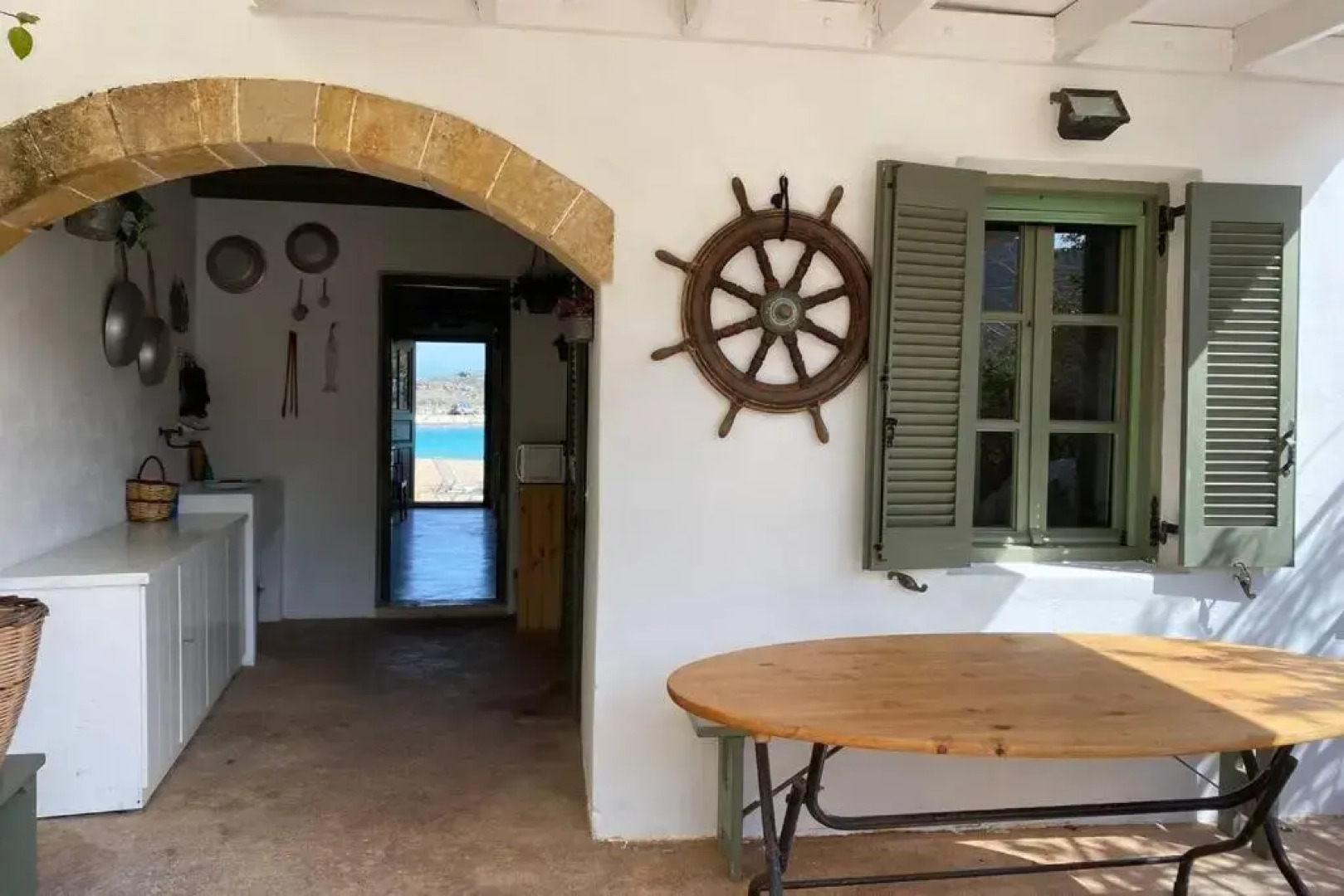 Diakofti Fishermen beachfront house