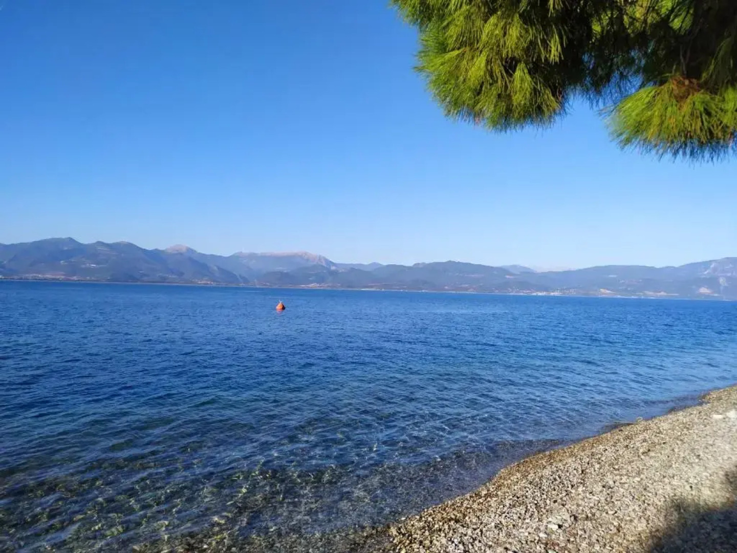 Sea front house on the beach, Peloponnese