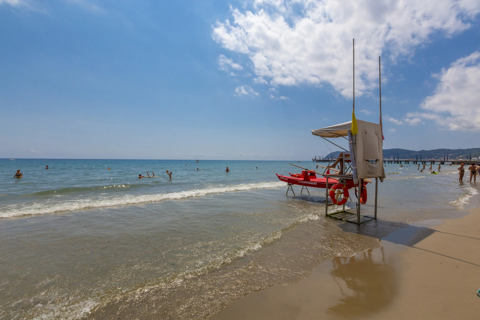 Sunset Frame 1 few steps from sea