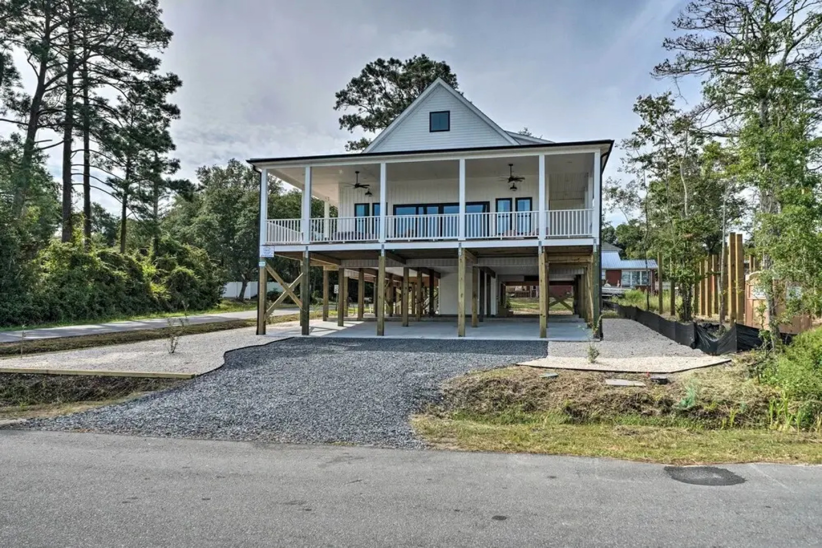 Upscale Oak Island Escape w/ 66-ft Veranda!