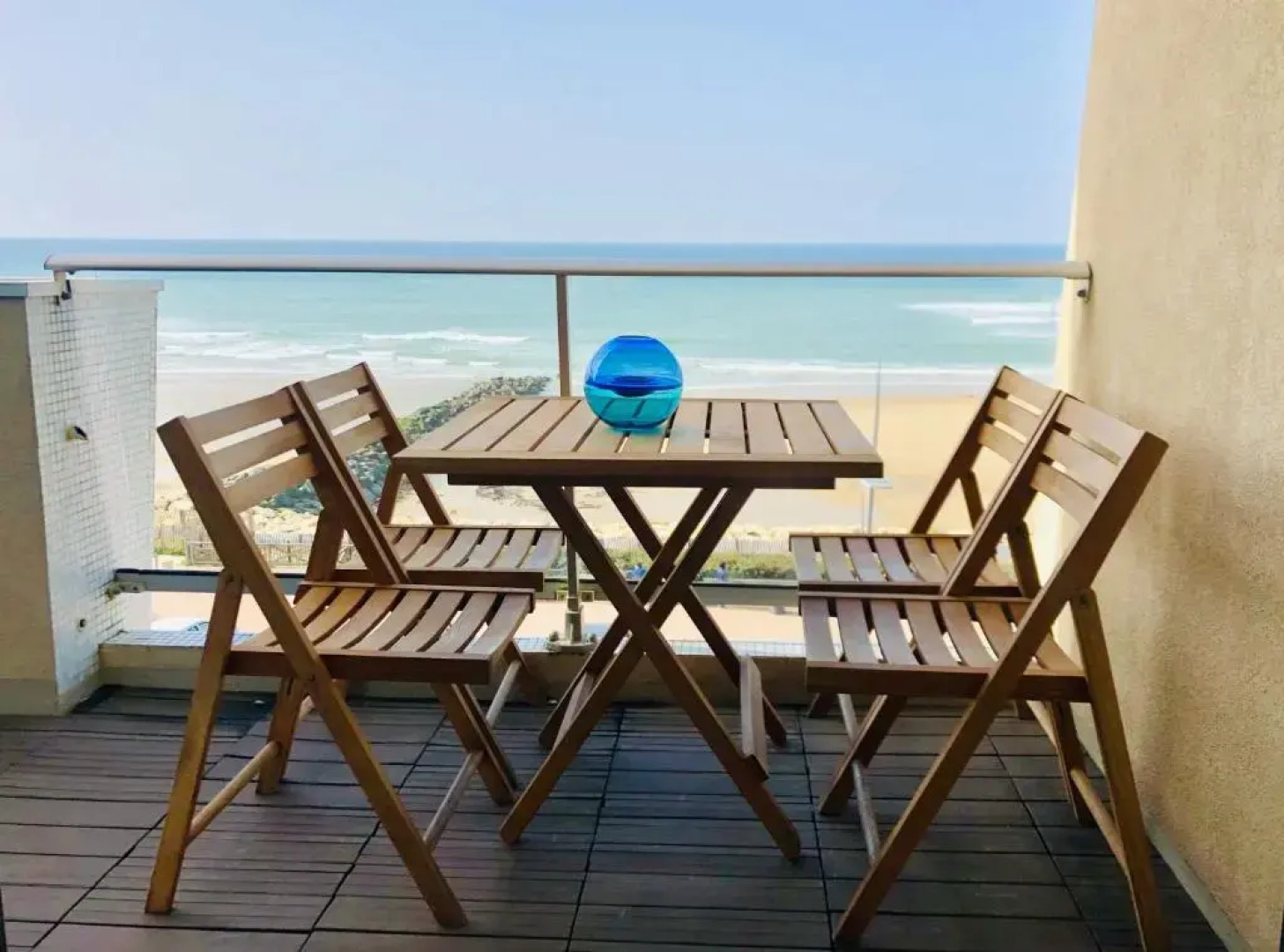 1ère ligne, Dernier étage, Vue à 180° sur l'océan, Lacanau, Plage centrale
