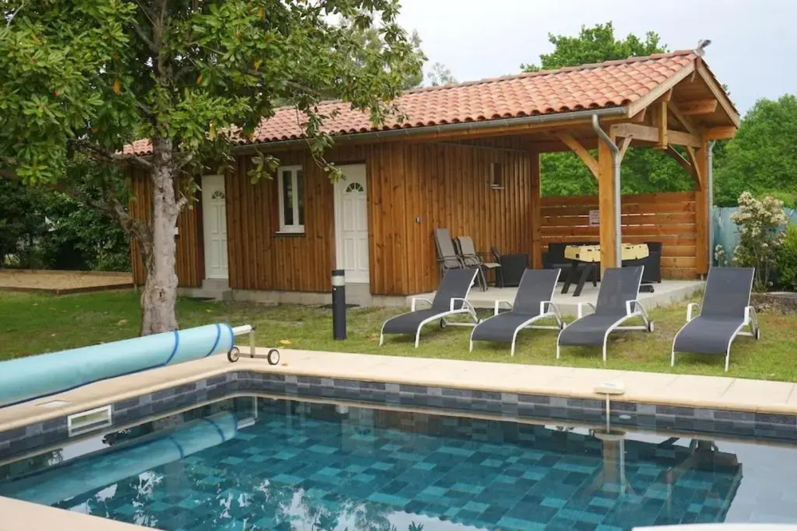 Villa de 6 chambres avec piscine privee jardin clos et wifi a Sainte Eulalie en Born