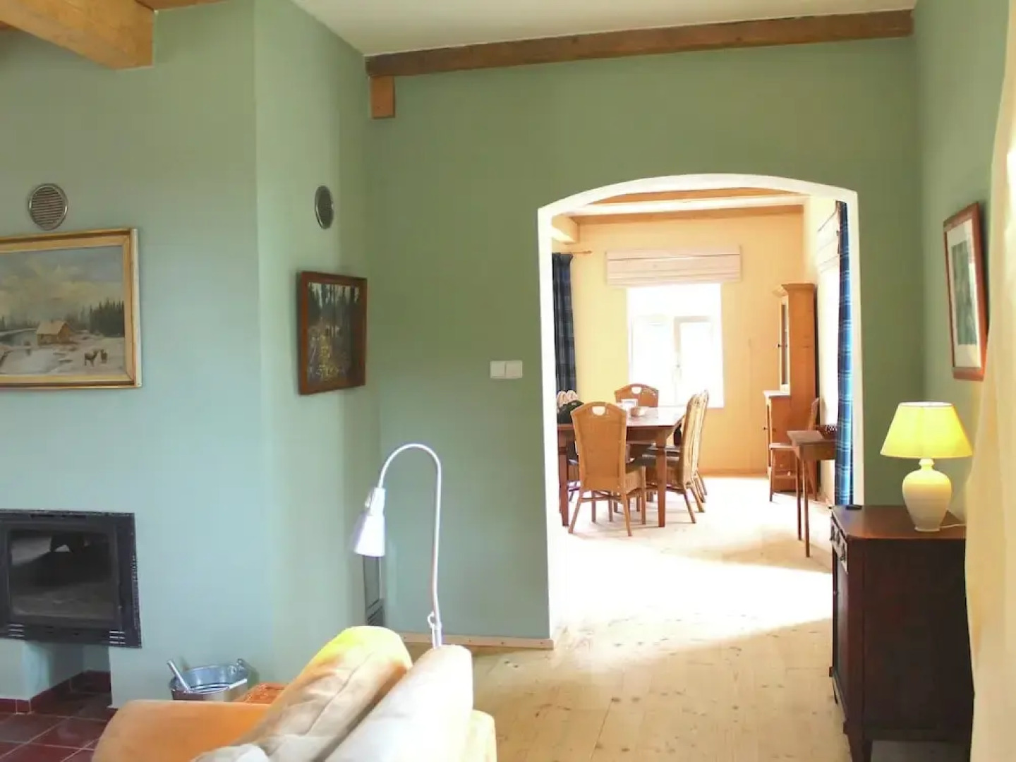 Detached Home With Fireplace Nearby Flemish Coast