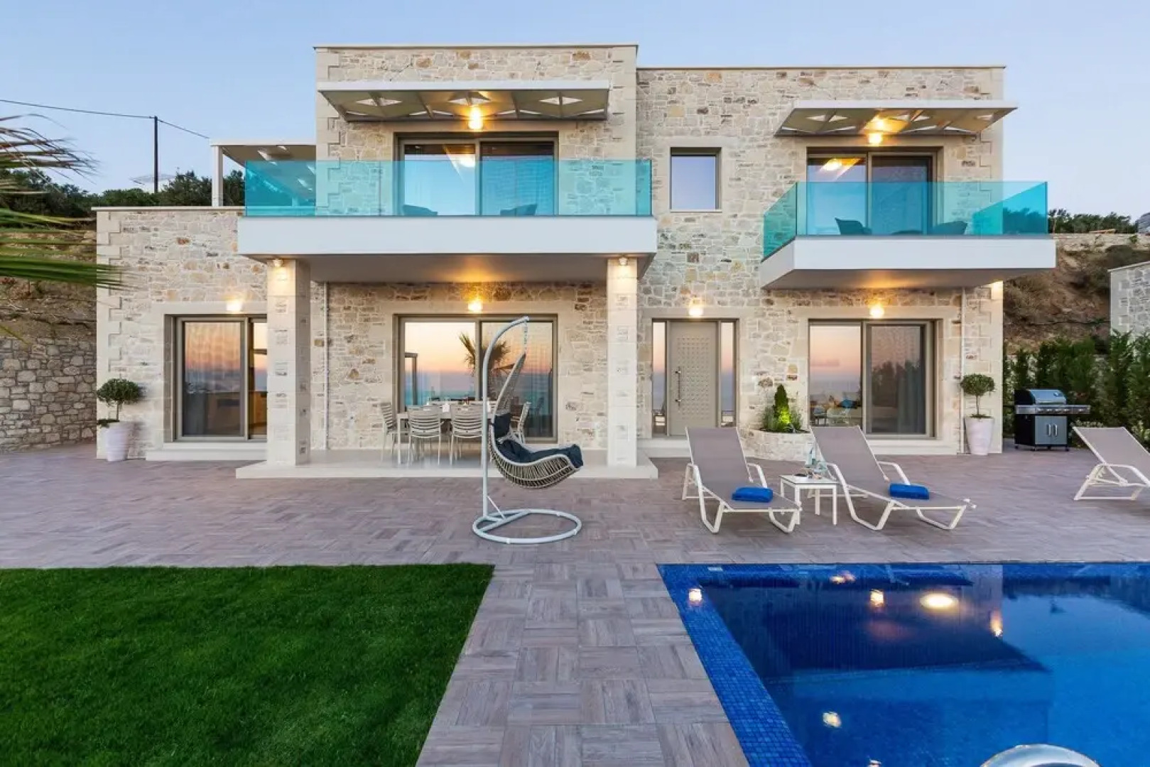 Stylish Peaceful Villa With Private Pool Close to Balos Beach