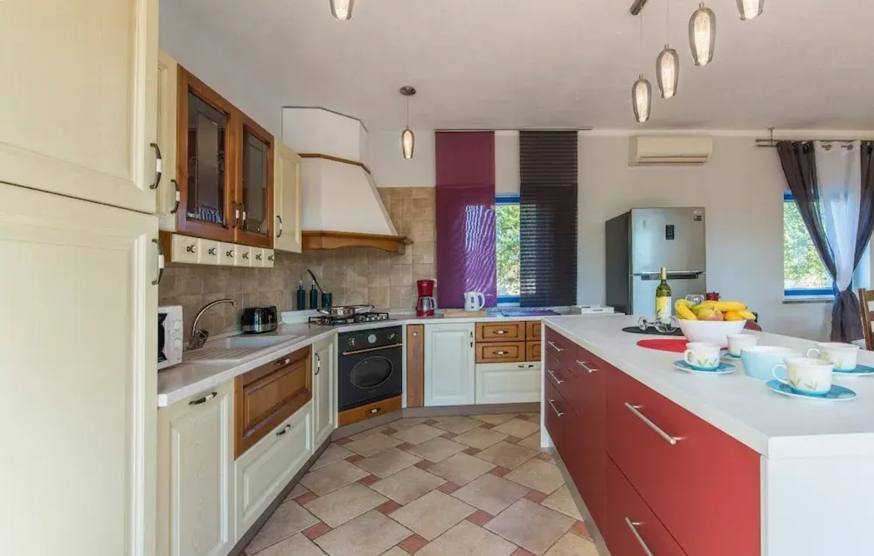 Newly built stone villa Mia with garden and pool