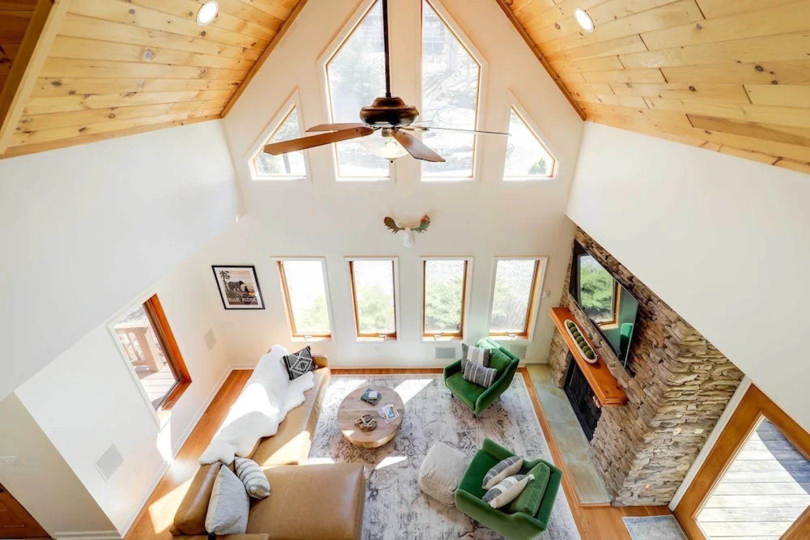 Deck + Scenic Views: Beech Mountain Cabin