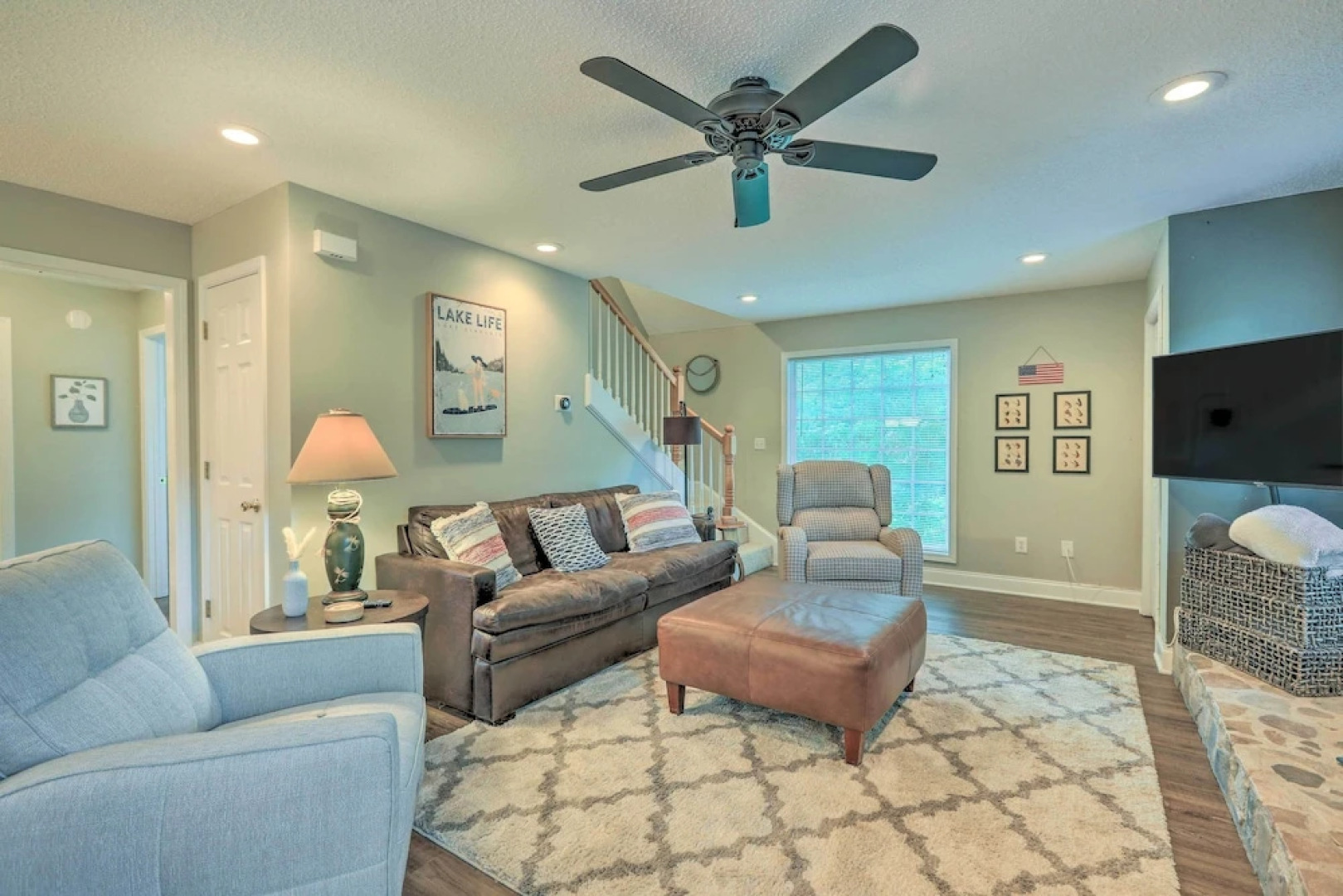 Lakefront Home w/ Entertainment Space & Dock!