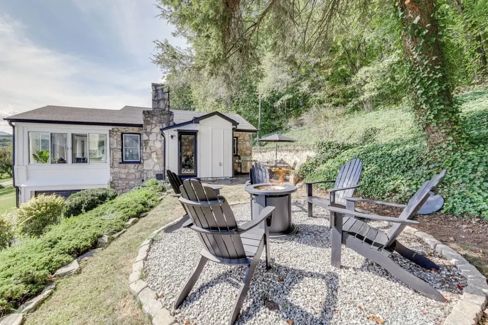 Updated + Modern Waynesville Cottage w/ Fire Pit