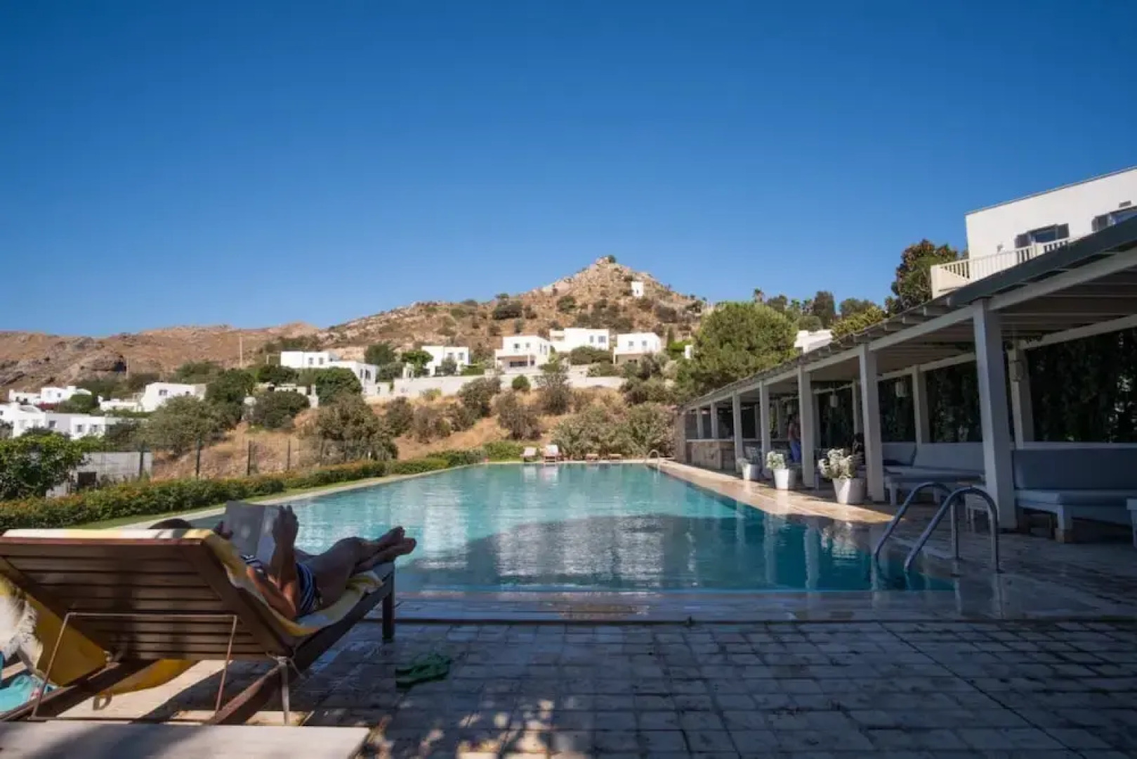 Refreshing House With Shared Pool in Gumusluk