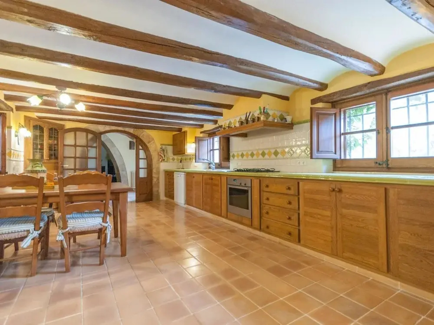 Lovely Holiday Home in Santa Oliva Spain With Garden