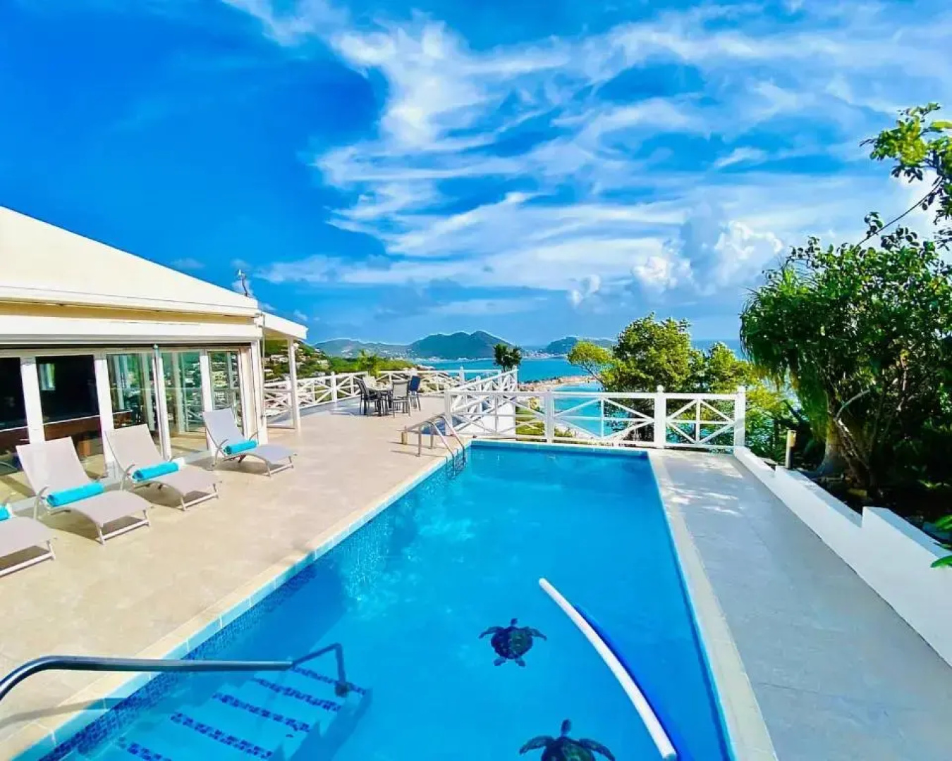 SXM King Size Villa with 4 Rooms and 4 Bathrooms