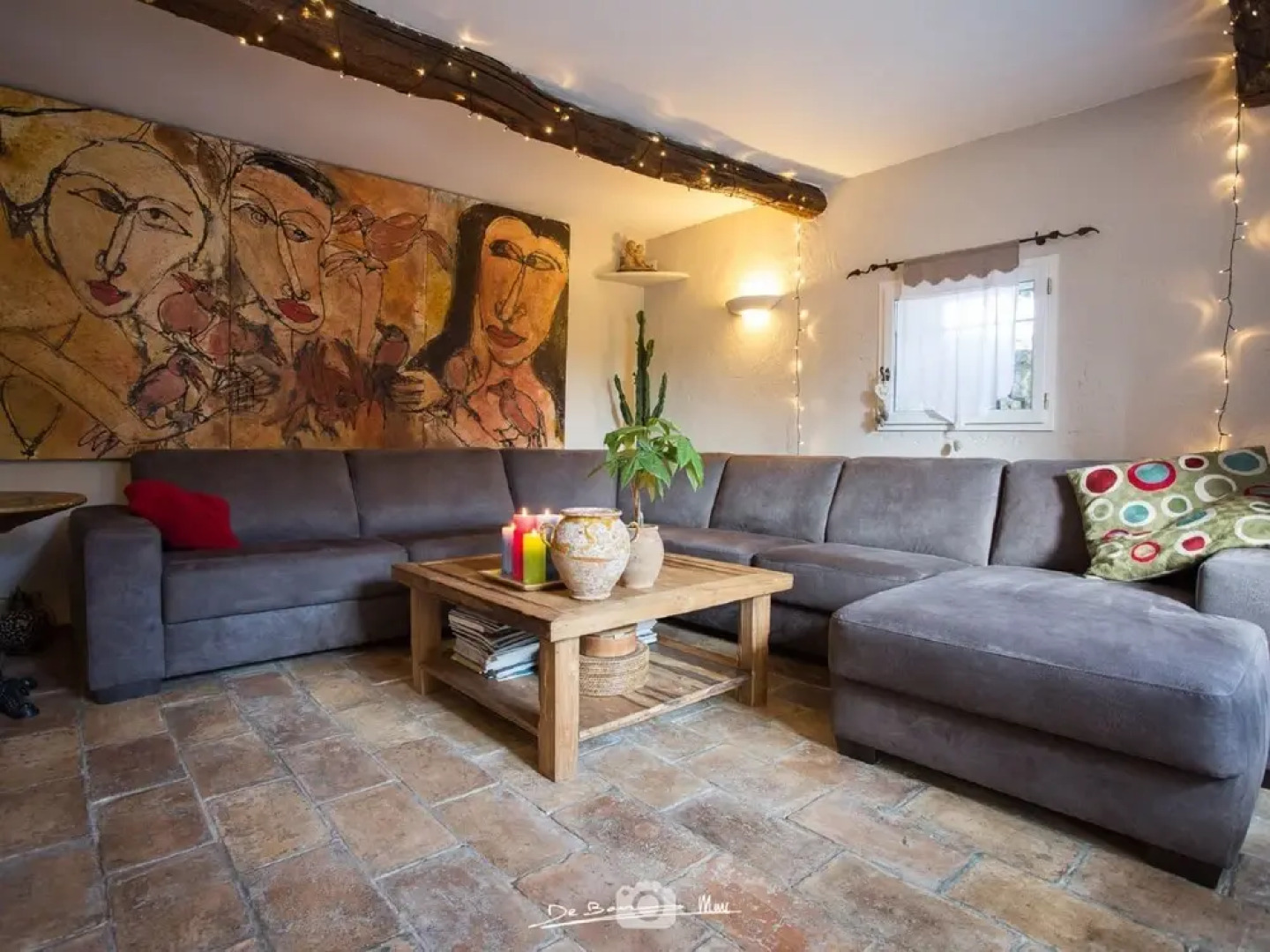 Stone Villa in Saint-jeannet With Roofed Terrace and Garden