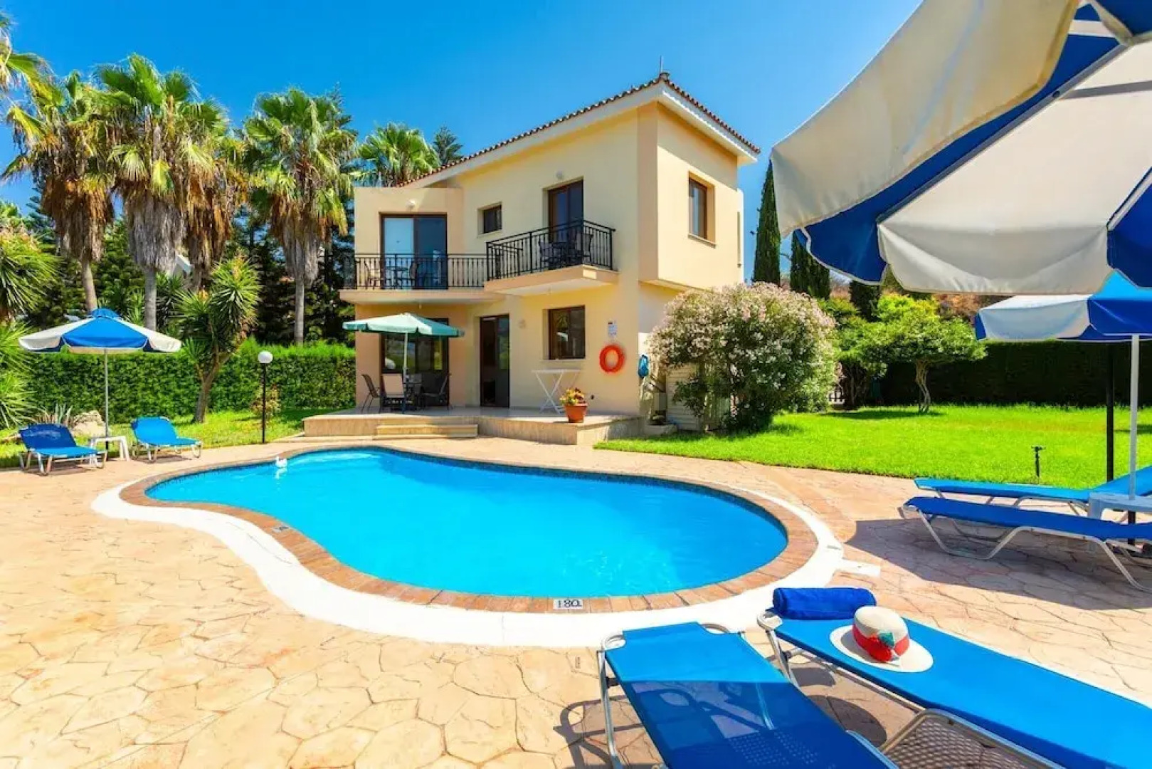 Villa Fostira Large Private Pool Walk to Beach A C Wifi Eco-friendly - 2402