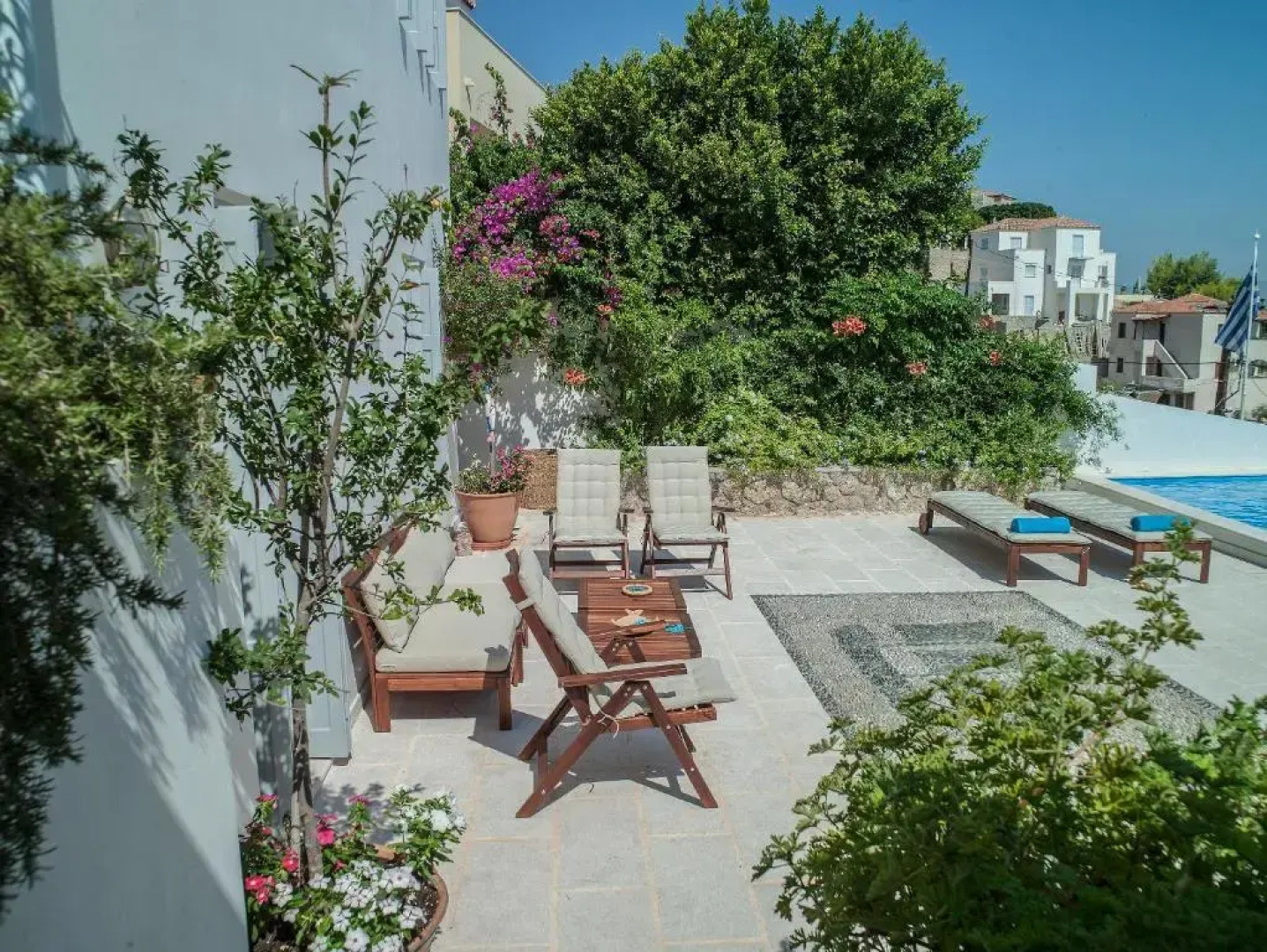 Villa with 5 bedrooms in Spetses with wonderful sea view private pool enclosed garden 900 m from the beach