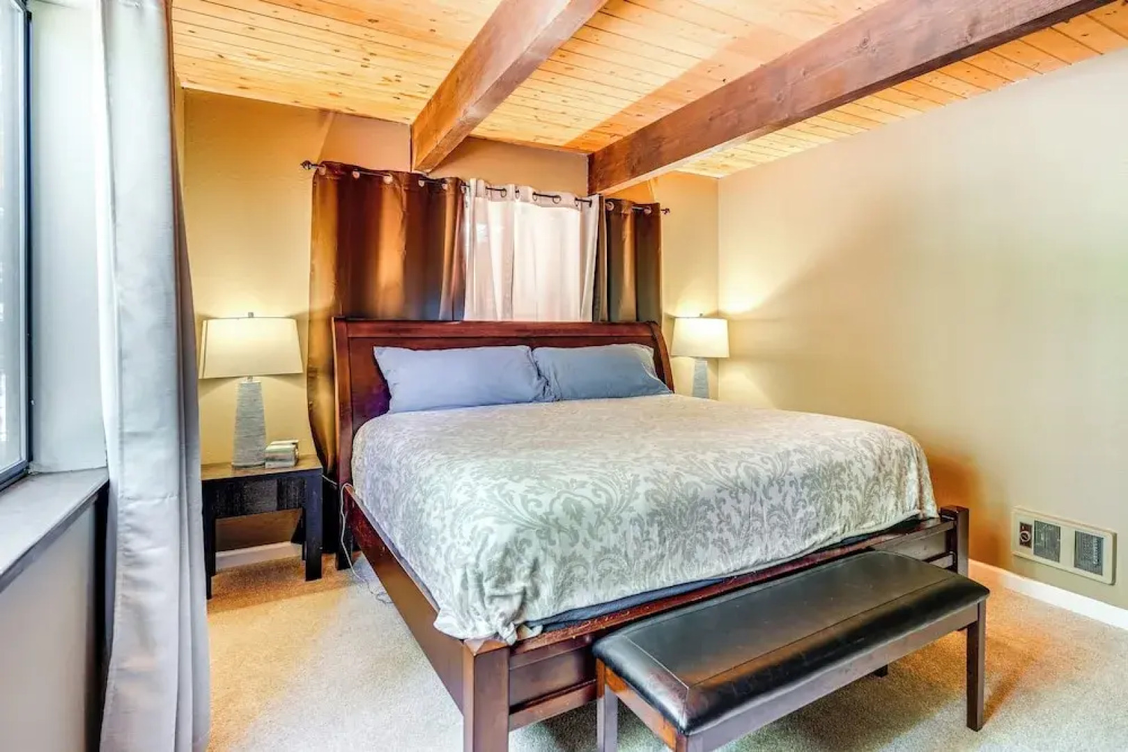 Cabin Getaway Near Big Trees Park: Game Room, Deck