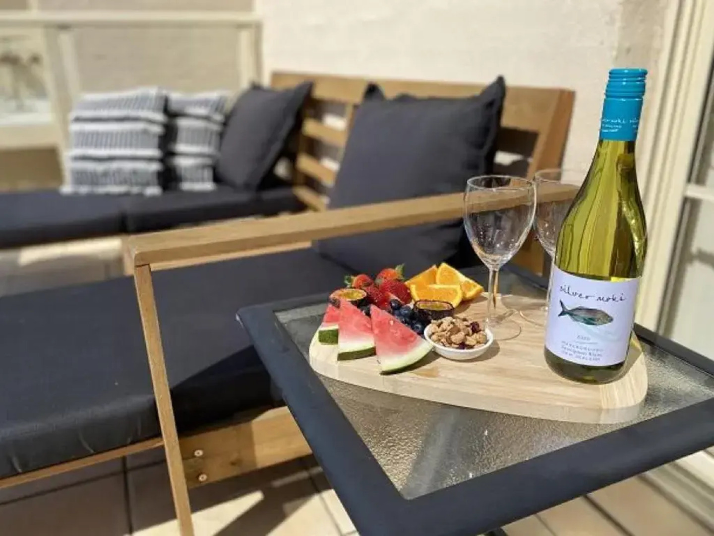 Balcony With Water Views with Private Courtyard