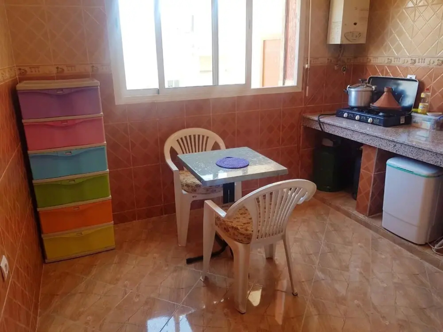 Apartment With 2 Bedrooms in Bouznika, With Wonderful City View and Furnished Terrace - 2 km From the Beach