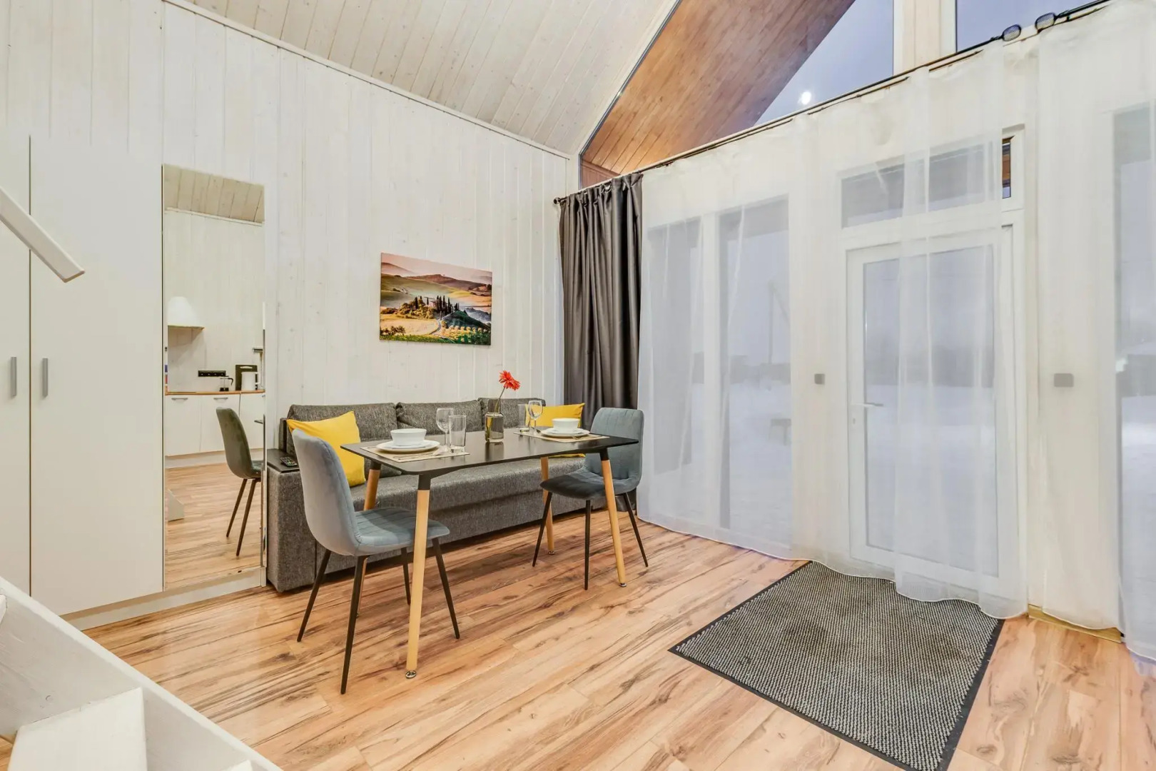 Загородный дом с баней на дровах