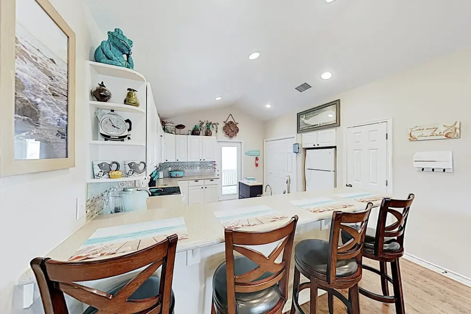 Canal-front Getaway W/ Enclosed Deck & Boat Dock 4 Bedroom Home