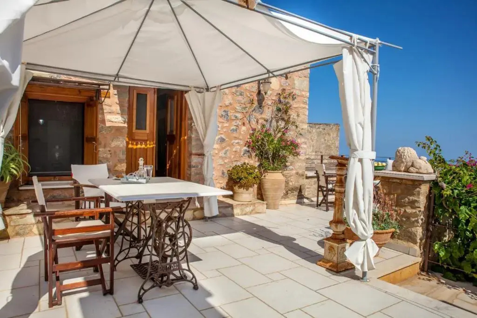 House With 3 Bedrooms In Anatoli, With Wonderful Sea View, Furnished Terrace And Wifi