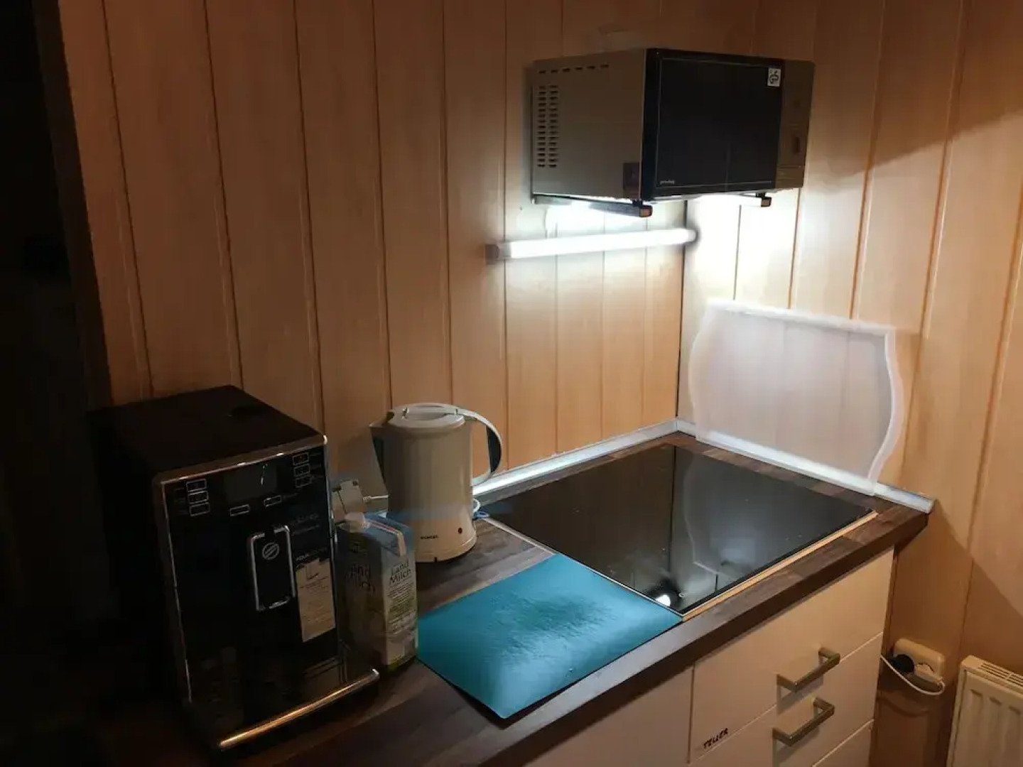 Ferienhaus Mirow-Lärz - Kamin Wald Ruhe