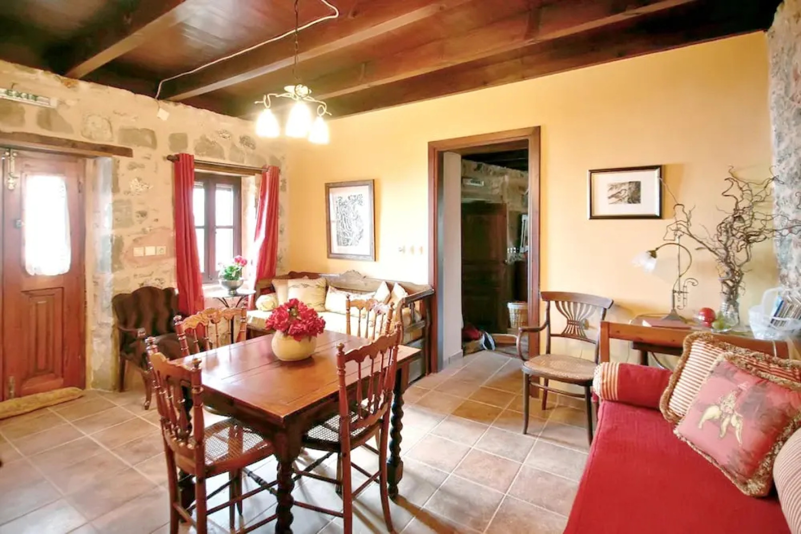 House With 4 Bedrooms in Anatoli, With Wonderful sea View, Enclosed Garden and Wifi Near the Beach