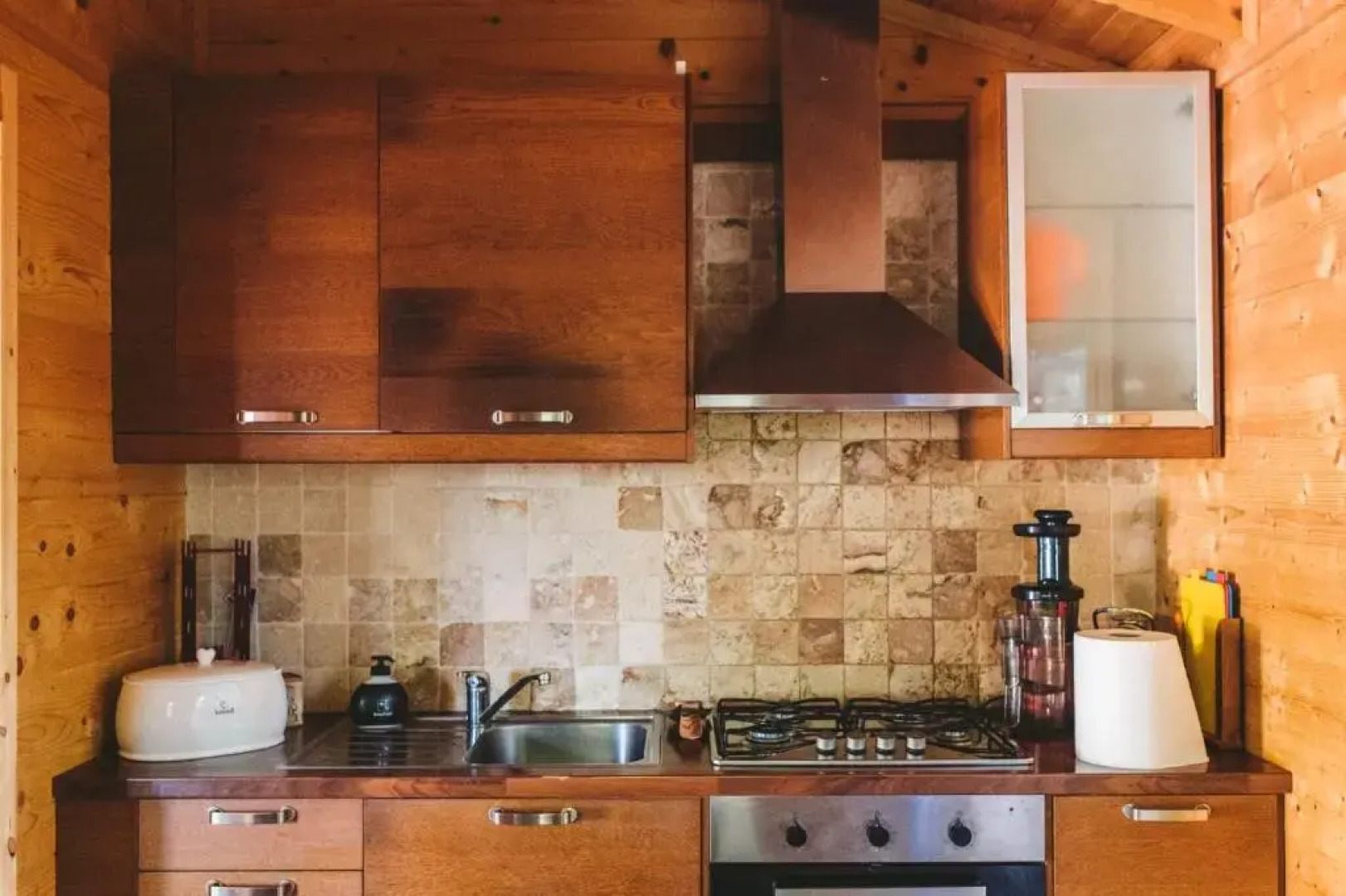 2 bedrooms chalet with private pool sauna and enclosed garden at Castell'Arquato