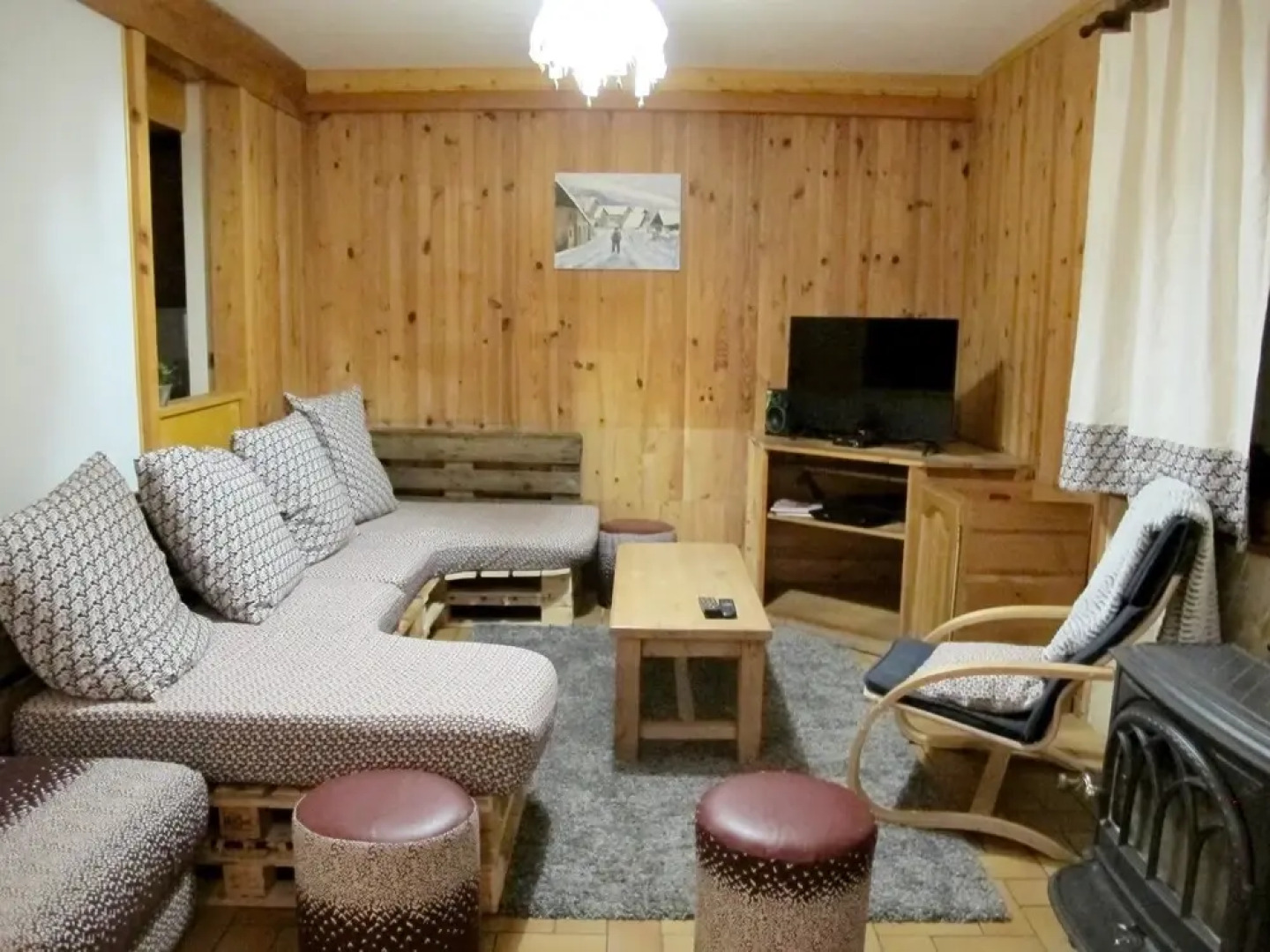 House With 5 Bedrooms in Valloire, With Wonderful Mountain View, Furni