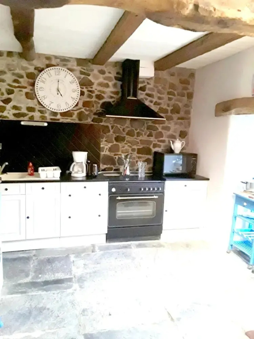 House With 2 Bedrooms in Guimaëc, With Wonderful sea View, Enclosed Ga