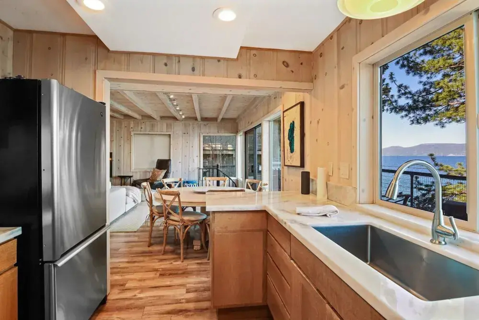 Mesmerizing Meeks Bay Outdoor Waterfront Deck